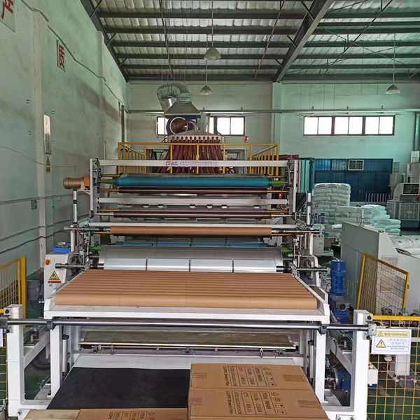 

Plastic Stretch Film Making Machine 1000mm Casting Line for 2 Layer LLDPE PE Wrap Film Production with High Speed Automatic Rewinding Unit