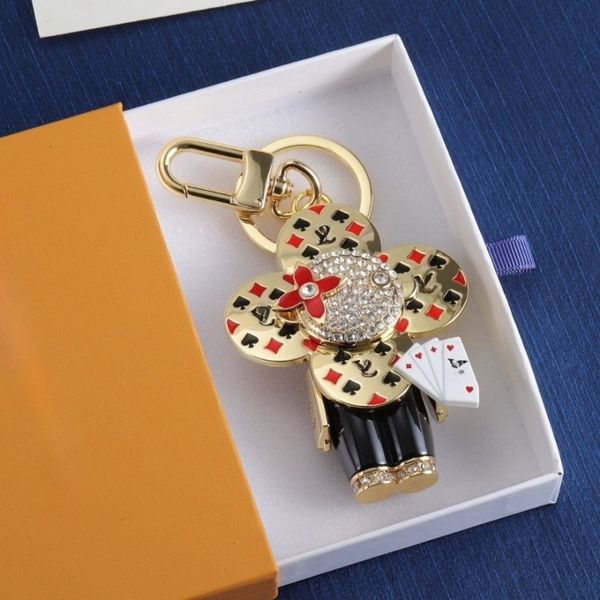 

Designer Keychain Sunflower Unisex Bag Charm Key Ring Car Key Holder Fashion Ornament for Bags Steel Hardware Keychains with Logo