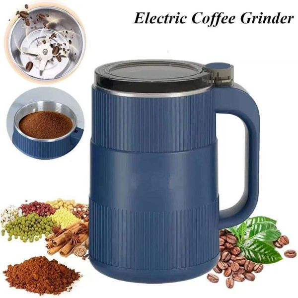 110/220V Electric Coffee Multifunctional Beans Spices Grains Fast Grinding Stainless Steel Grinder for Kitchen 26Y0128