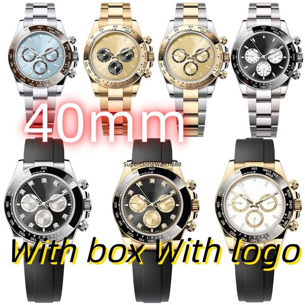 

designer watch mens watch watches luxury watch super clone watch 40mm watch 904L stainless steel strap watches men automatic watches men couple wristwatch with box, Color4
