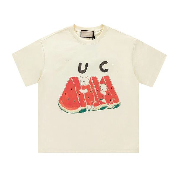 

Designer Tops Clothes Women Tops Luxury Summer T shirt Clothes Women Cotton Unisex Strawberry Print Tees t-shirt Shirts Top Cloth, Khaki 10