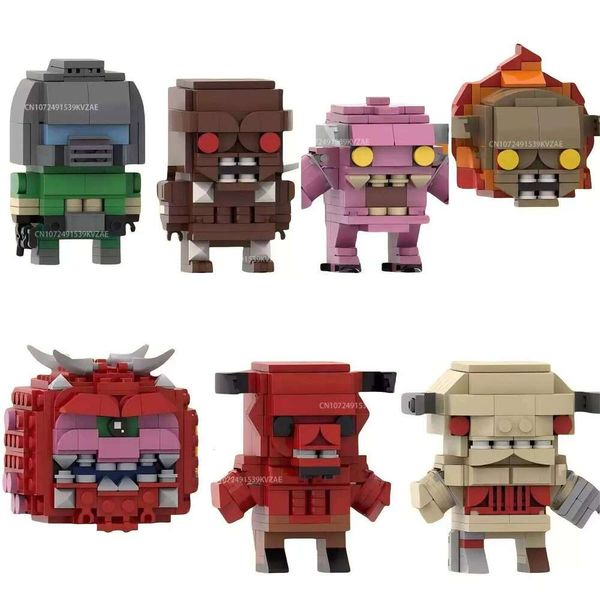 MOC Science Fiction Film Demon Knight Building Block Set Doomed Dark Ages Movie Toys Collection Halloween Gift Y260127