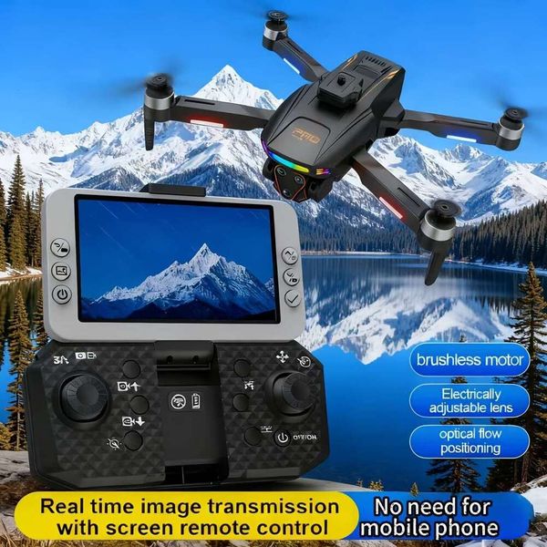 X01New Foldable Four-Axis Aerial Photography Drone X01 4.5-Inch Independent Display, Equipped With Dual WIFI USB Charging, Remote Control SANNAING