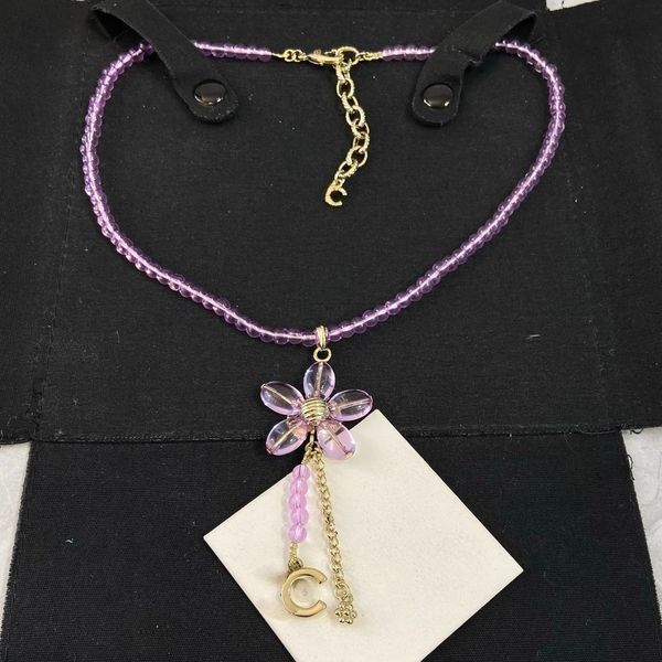 

Gold Plated Brass Copper Necklace Fashion Women Designer Necklaces Choker Pendant Long Chain Crystal Imitation Pearl Wedding Jewelry