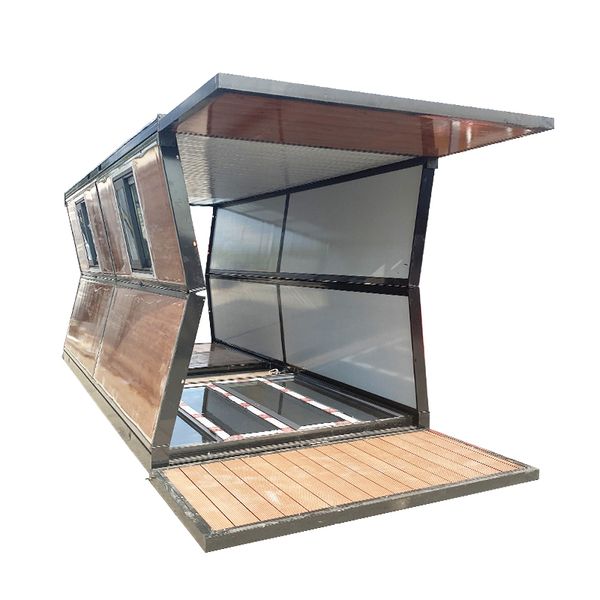 

Custom Prefabricated 20Ft 30Ft 40Ft Container Expandable House Bathroom Prefab For Sale Folding Home Construction Real Estate