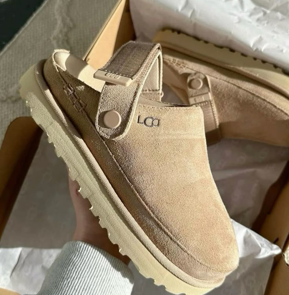 

Designer Goldenstar Clog Slippers Clogs Hi Slides Dad Sandal Golden star Beach Women Men Tazz Tasman Fall Driftwood Chestnut Sand Summer Simple and comfortable low, U-10