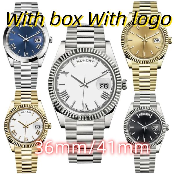 

mens watch designer watch high quality mens watch top quality watches men watch 41mm Ladies' watch 36mm luxury watch Super Clone watch boss watch wholesale with box, Color16