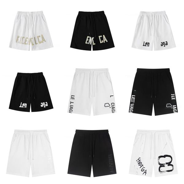 

Mens Shorts Athletic Shorts Printed Letter Pattern Spring Summer New Mid-Length Shorts Streetwear Trendy Outfit Athletic Shorts, 702 white