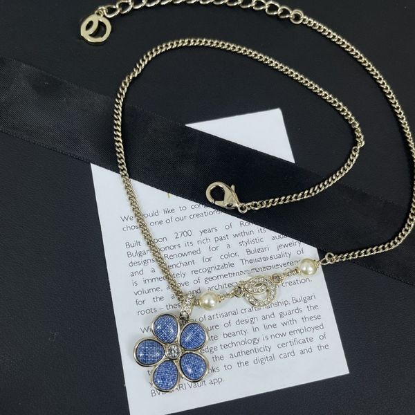 

High Quality Choker Designer Jewelry Earrings Bracelet Classic Letter Pendant Copper Chains for Women Necklace Jewelry Gifts