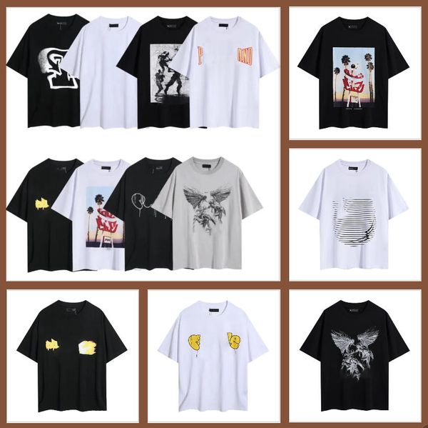 

T Shirt Mens Desinger Shirts Print Short Sleeve Tee Comfortable Casual Heavy Cotton Fashion Brand Loose Fit, Camouflage