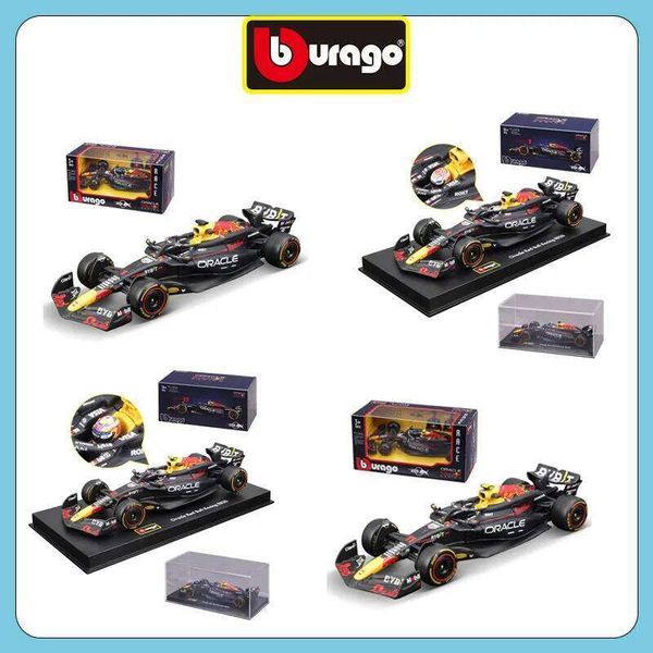Bburago 1:43 Red Bull RB20 Formula F1 Racing Verstappen Perez Simulation Alloy Car Model Collection Toys Y260130