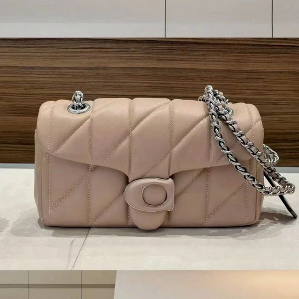 

Wholesale lady bags 10a High quality chain shoulder handbag women Fashion Bag leather designer tabby luxury quilted lady tabby bag luxury vintage stamp crossbody, A17