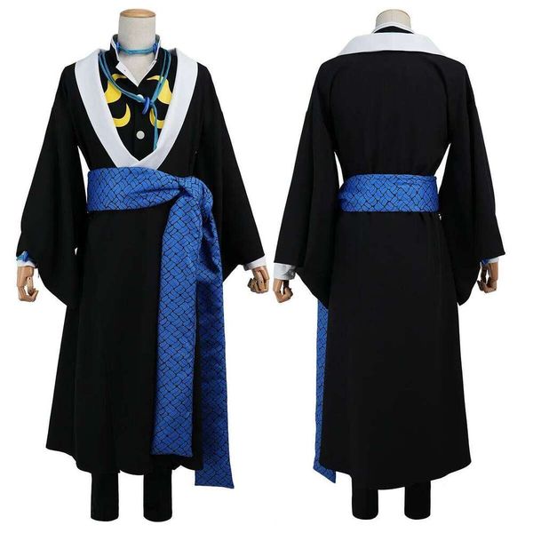 Anime Kaigaku Cosplay Costume Haori Embroidery Top Pants Convention Halloween Christmas Gift