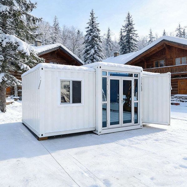 

Hot Sale Double Wing Expandable Folding Container Prefab House with Bedroom and Toilet for Outdoor Warehouse Villa Use