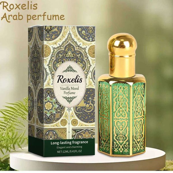 Roxelis Vanilla Perfume Women, Arab Elegant Scent Long-Lasting All-Day, Mild & Charming, Portable Fragrance for Daily/Party W260131