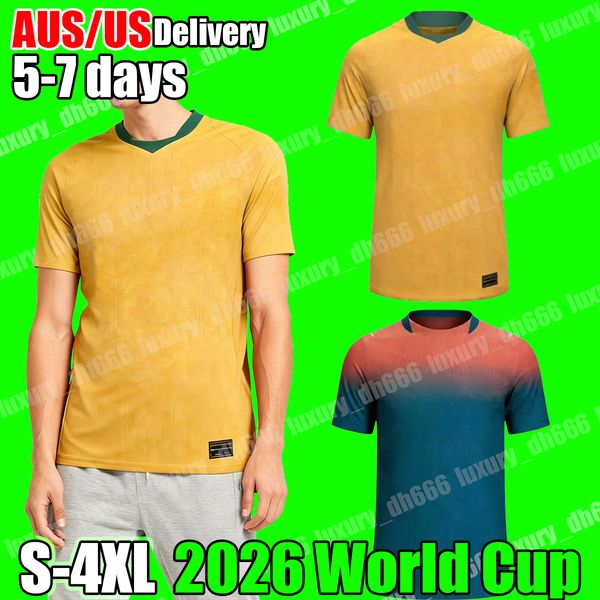 

XXXL 4XL National Team Australia jersey 2026 world cup Soccer Jersey Irankunda Toure Metcalfe Mcgree Ryan football shirt football jersey Top SOUTTAR HRUSTIC BOYLE, Black