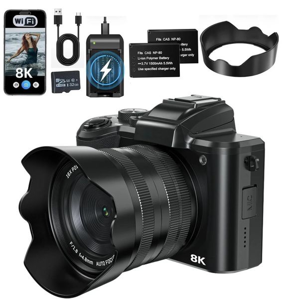 A3 Consumer Professional Digital Cameras Portable Video Camera Mirrorless Interchange Lens Mirror 24X Optical Zoom DSLR For Ography