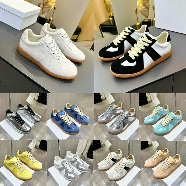 With Box Designer Casual Shoes Men Women Gats Low German Classic Army Trainers Evolution Canvas Sneakers White Grey Black Gum Painter Nude Chaussure size 35-46