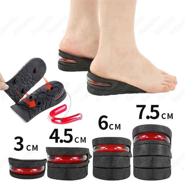 Height Increase Insoles for Men Women Heel Shoe Lift Insert Air Cushion Heightening Insoles Adjustable Shock Absorbing Foot Pad 260623BJ