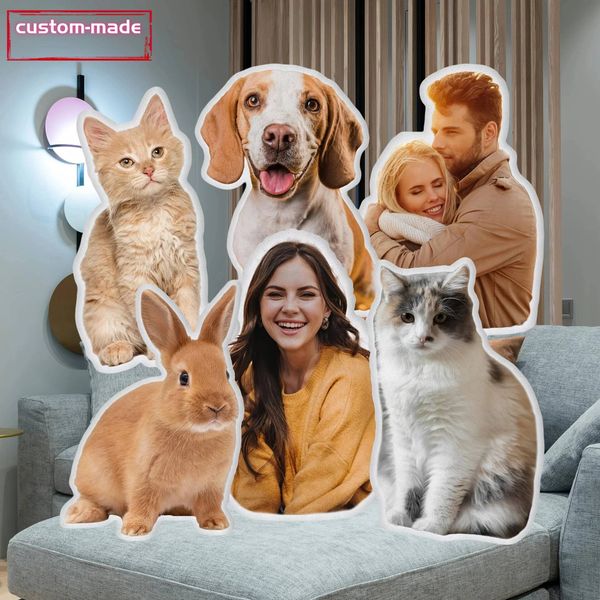 Customized Custom Photo Plush Pillow Personalized Pet Picture Cushion - the Best Gift Choice W260806