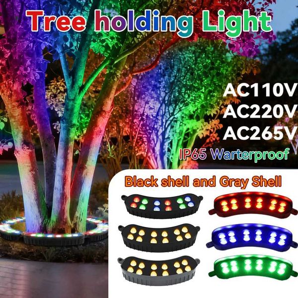 AC110V AC220V AC265V LED Tree Hugging Lamp Warm White Garden Deco Outdoor Lamp Fairy Waterproof Ground Yard Tree Lighting X260808