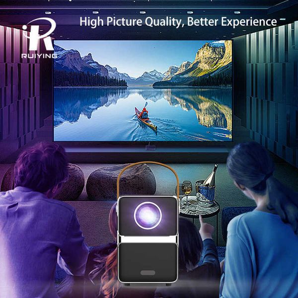 2026 High-Brightness V2 Projector for Home Living Room Bedroom Theater J260810
