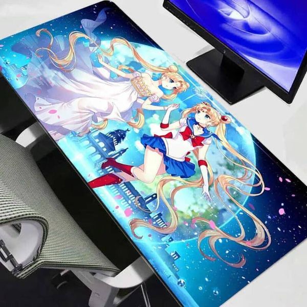 Ergonomic Mouse Pads & Wrist Rest Cushions Pad Mouse S Sailor Moon Larger XXL Oversized Extended Full Desk Gaming Speed Mini Pc Computer Keyboard Desk Mat Gam M3