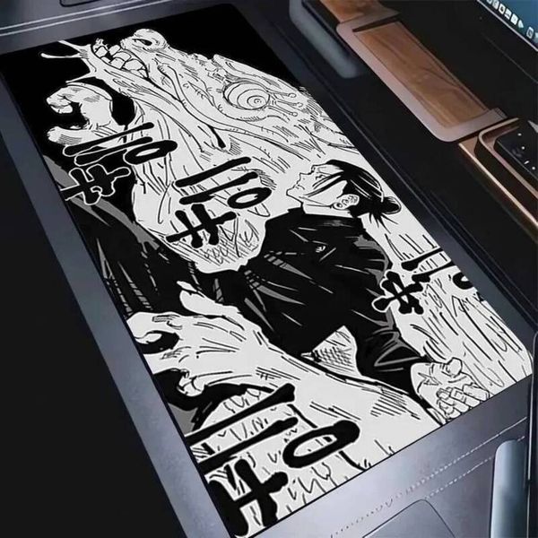 Ergonomic Mouse Pads & Wrist Rest Cushions Pad Jujutsu Kaisen Geto Non Slip Large Gaming Rubber Mouse Computer Oversized Extended Full Desk Gaming Keyboard Ma M3