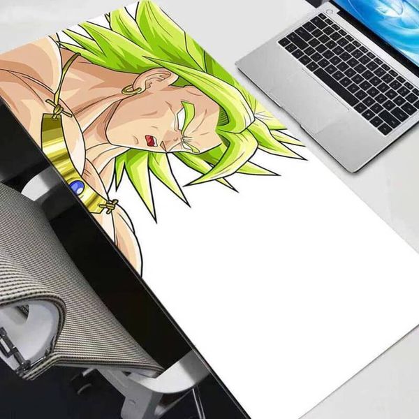 Ergonomic Oversized Extended Full Desk Gaming Mouse Pads & Wrist Rest Cushions Dragon Broly Ball Z Mouse Pad Gamer Large Computer Notebook Pc Mousepad Carpet M3