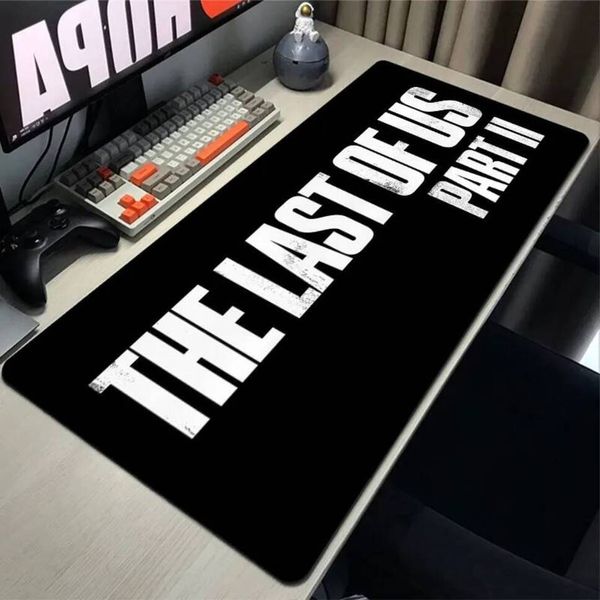 Ergonomic Mouse Pads & Wrist Rest Cushions The Last Of US Gaming Mouse Pad Deskmat Anime Pc Accessories Mousepad Xxl Mat Gamer Large Desktop Oversized Extende M3