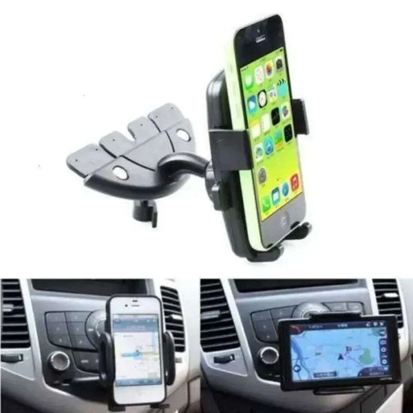 der 360 Holder CD Slot Mount Bracket For Mobile Cell Phone Iphone Samsung GPS Stand gravity air vent bracket Car Accessories Magnetic Mount 66