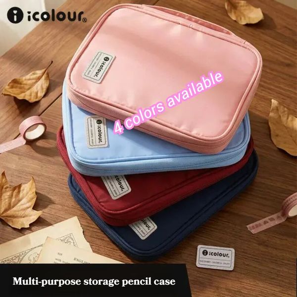 Large Capacity Pencil Case Handheld Bag Stationery Box Portable Storage 260810