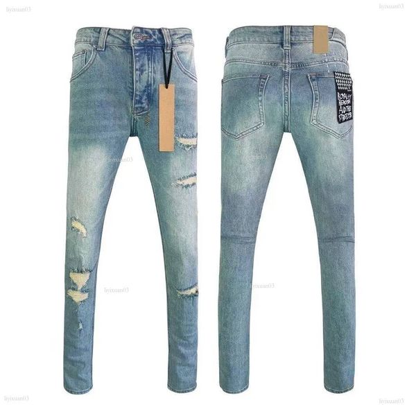 ksubis jeans Brand ksubis jeans High quality fashion men jeans designer pant distressed ripped biker blue jean slim fit designer ksubi jeans women ksubi jeans men 8bc