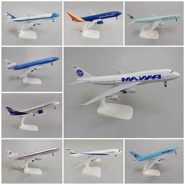 new Plane Cm Alloy Metal USA Air American World Airways AM Boeing B Diecast Airplane slot car Model Southwest KLM Aircraft SNIEE S260811