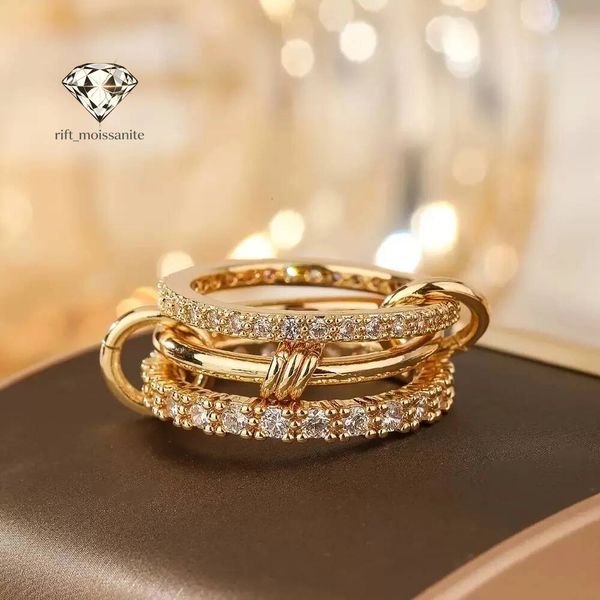 Ring Jewelry Fashion Rhodium Plated ladies high quality diamond jewelry rings designer women including specifications for multiple scenarios