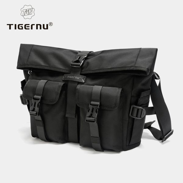 Tigernu Fashion Messenger Bags Male Shoulder 13.3inch Laptop Bag Outdoor Crossbody For Men Cycling Boys 260807