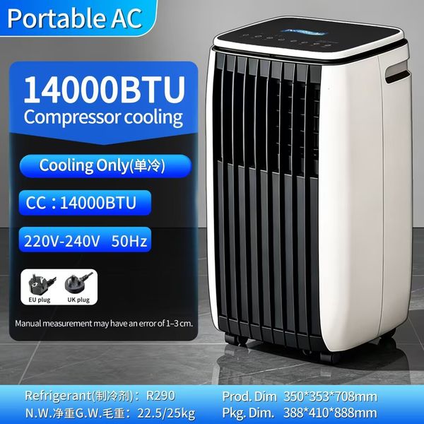 Portable Conditioners,14,000 BTU Air Conditioner for Bedroom with Remote Control,Portable AC Unit With Fan &, Customized 26Y0717