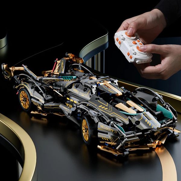 1:14 Building Block Car Cool Technology Design Optional Power Group Birthday Christmas Gift for Friends or Kids J260811