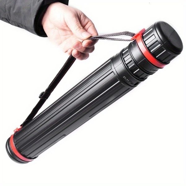 1pcs Portable Drawing TubeAdjustable Expandable Art Storage with Shoulder Strap Durable Lightweight forOutdoor Artist 260811