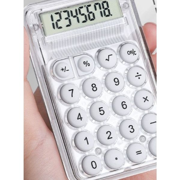 Cute Silent Mini Version Learning Auxiliary Small Portable Calculator Back To School Supplies Students/Finance W260813