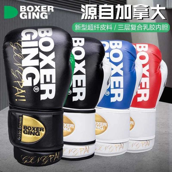 Gloves Adult Boxing Muay Thai Free Martial Arts Training Kick Glove Man Mma Equipment 2024 N260813