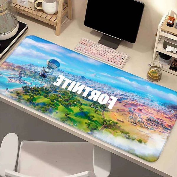 Ergonomic Mouse Pads & Wrist Rest Cushions Mouse Gaming Pad F Fortnite Anime Mousepad Deskmat Computer Oversized Extended Full Desk Gaming Accessories HD Desk H3