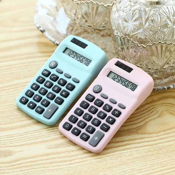 8 Digit Office Finance Battery Powered Mini Electronic Calculator School Stationery Supplies W260813