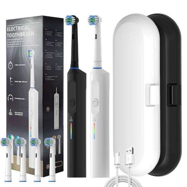 Electric Toothbrush Rotary Round Head Adult Soft Bristle Induction Automatic Men's And Women's Couples Set Compatible With OraL S2608140ILO