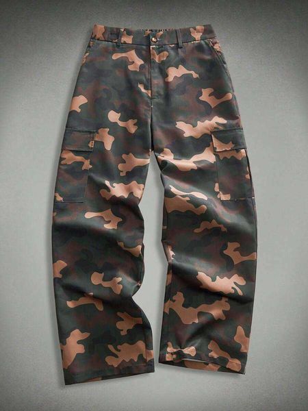 Stealth Style: Men's Camouflage Cargo Pants for Ultimate Casual Cool