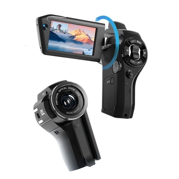B50B-8K DV Camera, 75MP Video Camcorder With Dual Lens 16X Digital Zoom Rotatable Screen Remote Control For Vlogging W260814