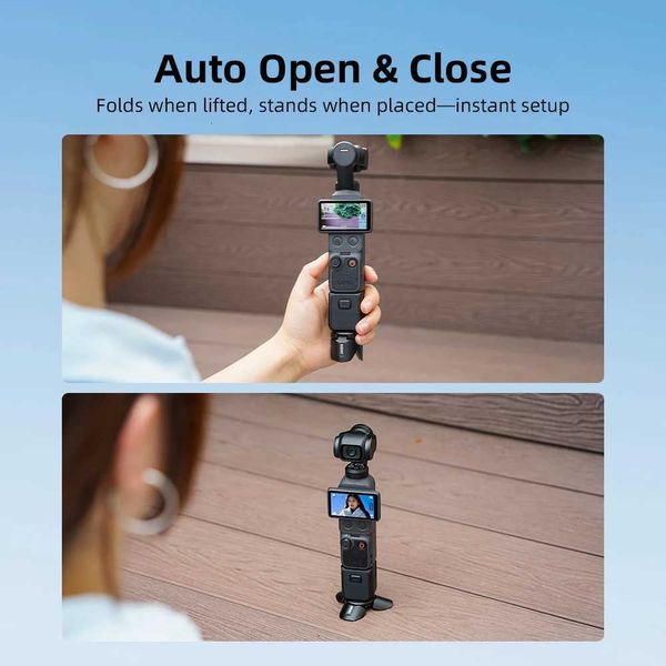 For BRDRC Tripod DJI OSMO Pocket 4 Pocket 3 Action 6 Accessories Mini Metal Tripod Desktop Photography Stand Magnetic Mount J260814