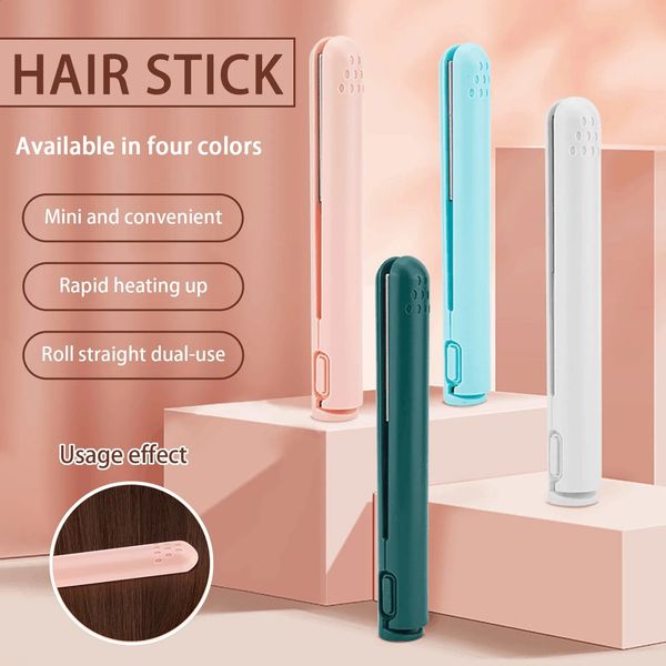 Mini Protable Wireless Hair Straightener USB Portable Curling Iron for Dormitory Wireless Hair Straightener Hair Stylish Tools 260813