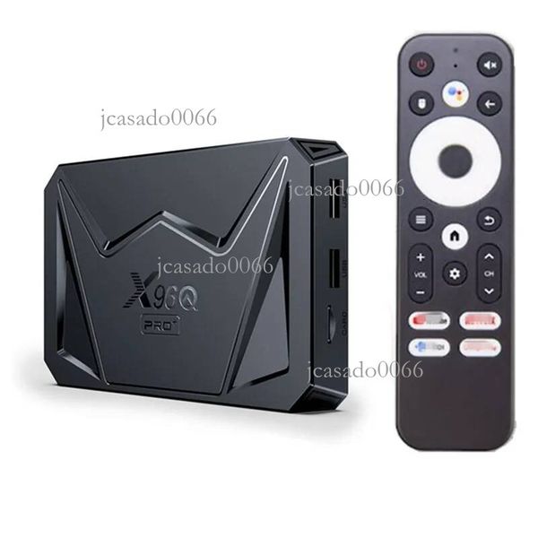 X96q Pro + Android 14 OS Smart Tv Box Allwinner H728 Octa Core 2 4/5ghz Wifi 1000m Lan 2gb 4gb Ram Set top box