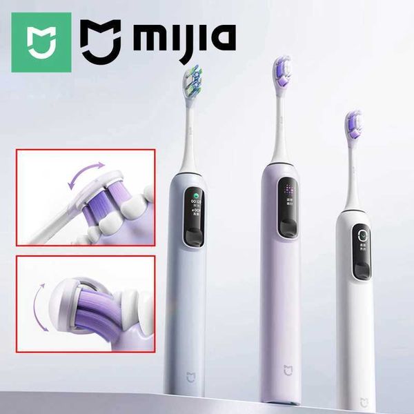 MIJIA Sonic Vibration Electric Toothbrush Pro Smart Modes Long Battery Life IPX8 Waterproof LED Screen Travel Lock S260814MYHN